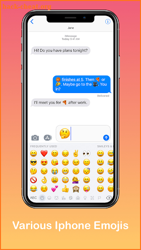 iPhone 8 Emoji Keyboard screenshot