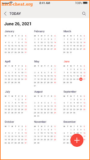 Iphone Calendar screenshot