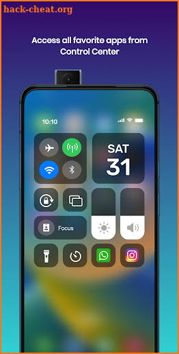 iPhone Control Center iOS 16 screenshot