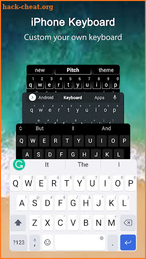 Iphone Keyboard screenshot