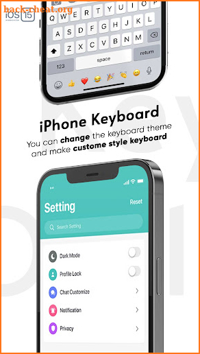iPhone Keyboard screenshot