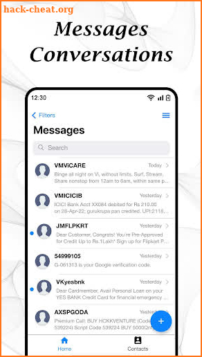 Iphone Message screenshot
