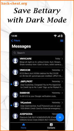 Iphone Message screenshot