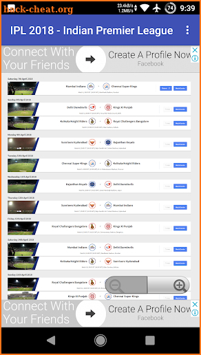 IPL 2018 Live Line - Live Streaming,Schedule,Score screenshot