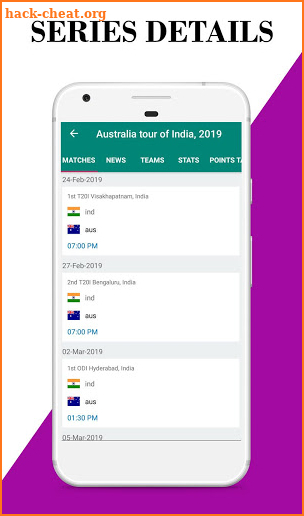 IPL 2019 - Live Cricket tv Score,Schedule,News,T20 screenshot