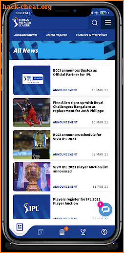 IPL 2021 Live Updates screenshot