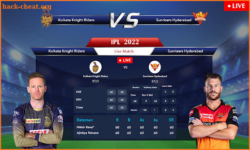 IPL 2022 Cricket Live Score screenshot