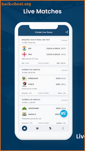 IPL Live Match - IPL Live Score - IPL Schedule screenshot