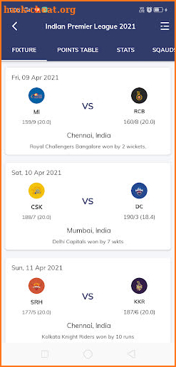 IPL Live Match - IPL Live Score - Schedule - News screenshot