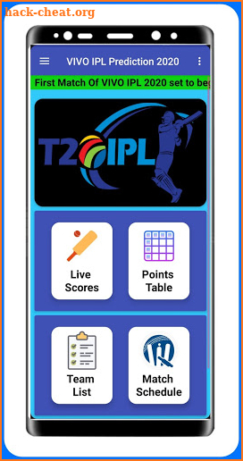 IPL Schedule 2020, Live Scores, Points Table Live. screenshot