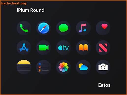 iPlum - Round Icon Pack screenshot