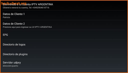 IPTV ARGENTINA screenshot