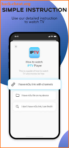 IPTV Live M3U8 Player screenshot