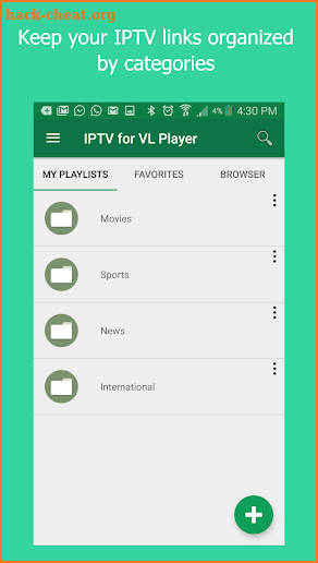 IPTV Manager for VL Player screenshot