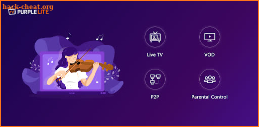 IPTV Purple Player Lite screenshot