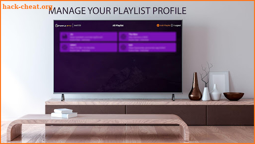 IPTV Purple Smart Player screenshot
