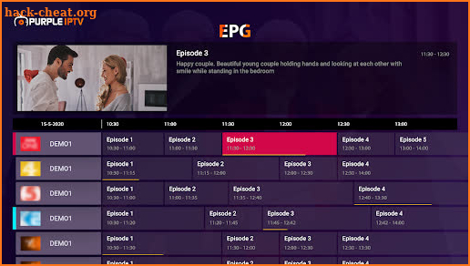 IPTV Smart Purple Player screenshot