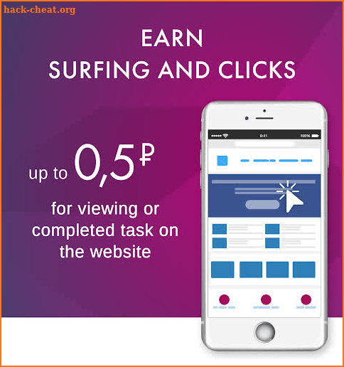 IPweb Surf: earnings in the Internet screenshot