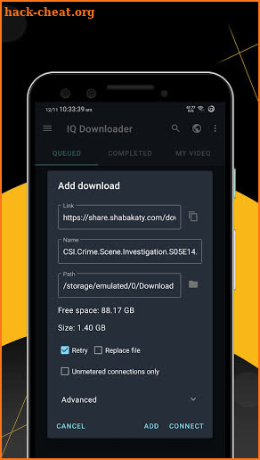 IQ Download Manager & Amazing Video Player screenshot