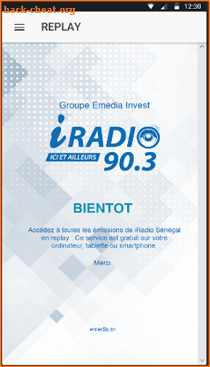 iRadio Sénégal screenshot