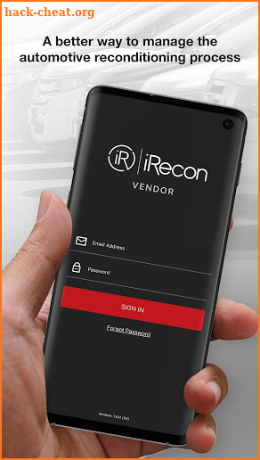 iRecon: Vendor screenshot