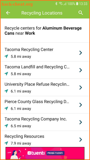 iRecycle screenshot