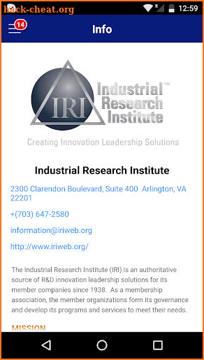 IRI Mobile screenshot