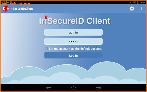 IriSecureIDClient screenshot