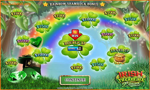 Irish Treasure Lucky Money Rainbow Bingo PAID screenshot