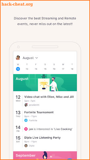 IRL - Social Calendar screenshot