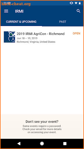 IRMI Conferences screenshot