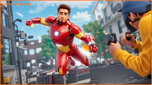 Iron Boy : Iron Hero Man Games screenshot