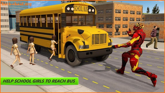 Iron Hero City Rescue Game screenshot