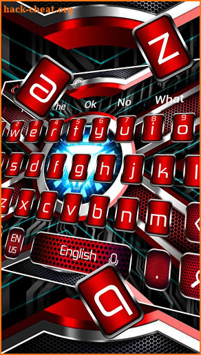 Iron Hero Red Reactor Keyboard screenshot
