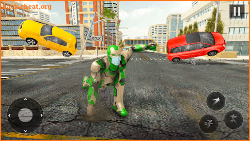 Iron Mask Hero: Flying Robot Rescue Mission Games screenshot