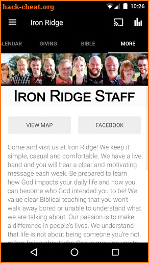 Iron Ridge Church screenshot