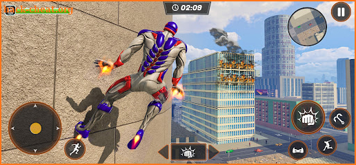 Iron Rope Hero- Iron Superhero screenshot