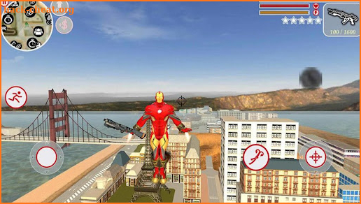 Iron Rope Hero War  Superhero screenshot