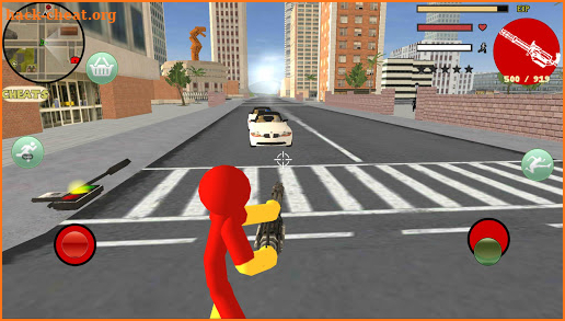 Iron Stickman Rope Hero Gangstar Crime screenshot