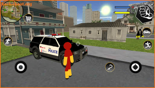 Iron Stickman Rope Hero Vegas Gangst Crime Mafia screenshot