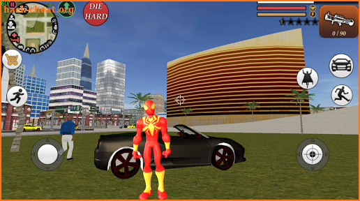 Iron Stickman Spider Rope Hero Gangstar City screenshot