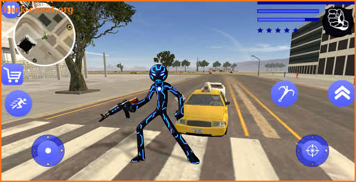 Iron Stickman Venom Rope Hero Gangstar Crime screenshot