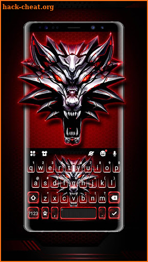 Iron Wolf 3d Keyboard Theme screenshot