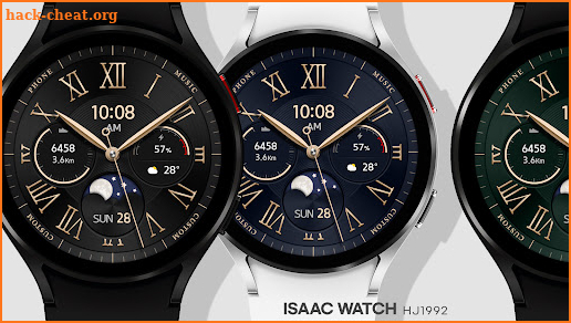 ISAAC WATCH HJ1992 Gold screenshot