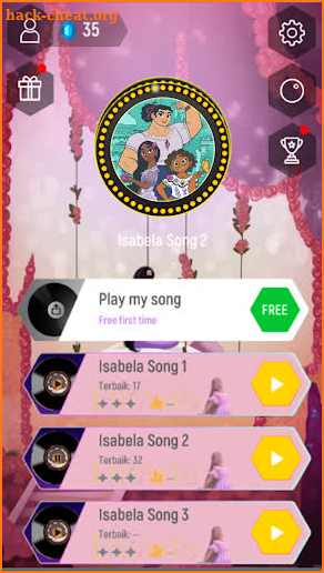 Isabela Encanto Hop Tiles Edm screenshot