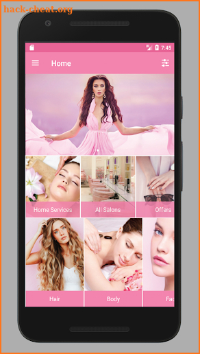 iSalon - Salon Booking App screenshot