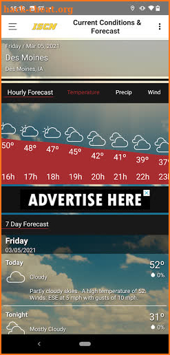 ISCN Weather screenshot