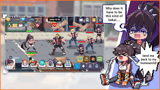 Isekai Fighting Girls:Idle RPG screenshot
