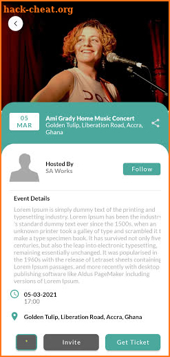 Isele Event App screenshot