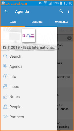 ISIT 2019 screenshot